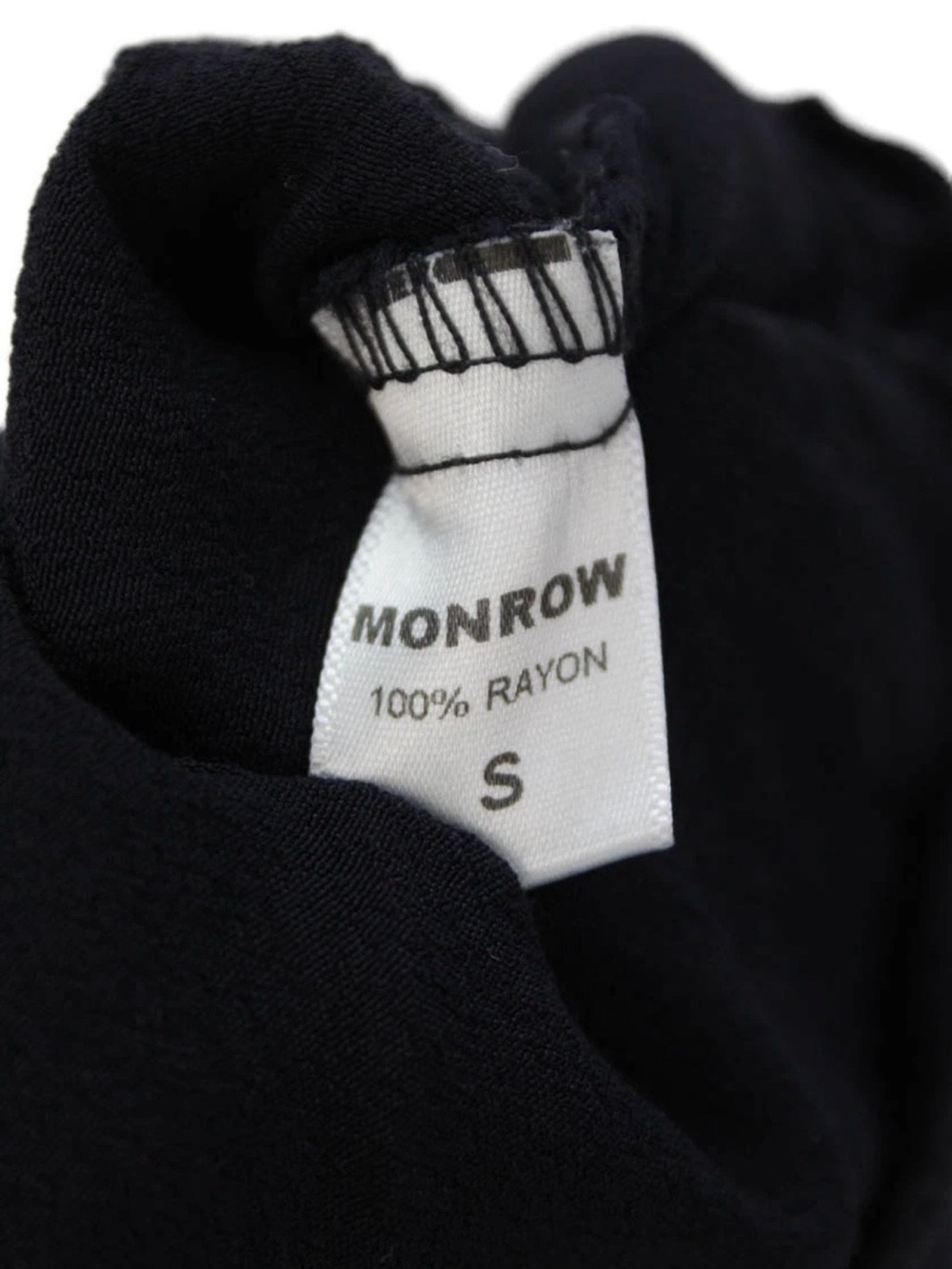 Monrow Crepe Black Sleeveless Zip-Front Jumpsuit Size Small - Picture 7 of 9